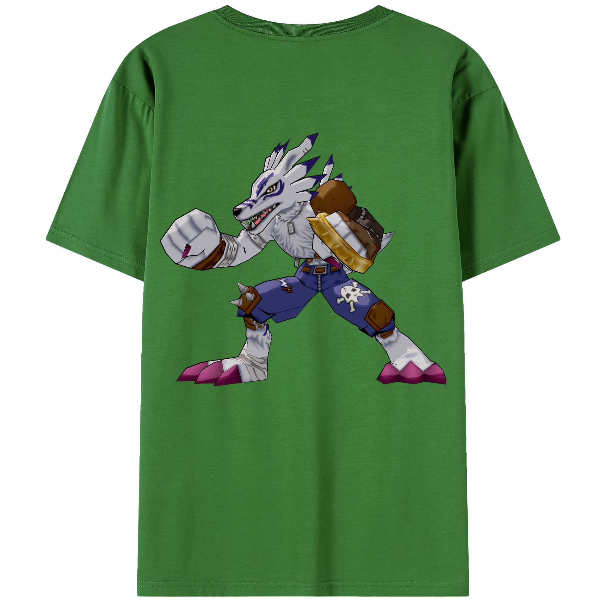 （画像用） Digimon デジタルモンスター/デジモン レディース半袖Tシャツ(バックプリント)